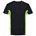 Tricorp T-shirt Bi-Color - Workwear - 102002 - zwart/limoen groen - maat XS