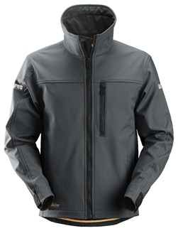 Snickers Workwear 1200 Softshell werkjas staalgrijs/zwart - maat S
