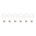 Bailey LED peerlampen (6st) - Ecopack - E27- 8W (55W) - warmwit