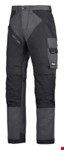 Snickers Workwear 6303 Ruffwork werkbroek - staalgrijs/zwart - maat 52