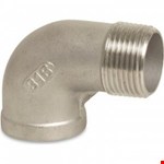 Knie 90° - Fig.92 - RVS - buiten/binnen - 1/2"
