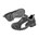 Puma werkschoenen - 64072 - S3 kruipneus laag - zwart - maat 44 