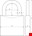 ABUS cilinder hangslot - 65/40HB63 - hoge beugel 63mm - gelijksluitend  op nr. KA0406