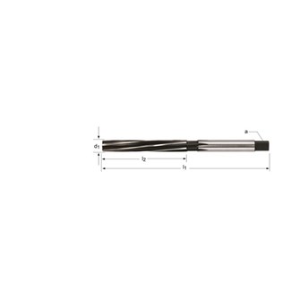 Dormer handruimer - HSS - b100 6.00 mm - B1006.0