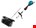 Makita accu combisysteem - UX01GZ09 - XGT 40V Max - excl. accu en lader - in doos met accessoire