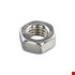 Hoenderdaal zeskantmoer [250x] - RVS-A2 - SW-7 - M4