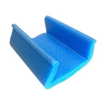 Permafix Nomafoam U-beschermprofiel - U120 - 22 x 2 m - blauw 
