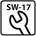 Hoenderdaal houtdraadbout - VZ - SW-17 - 10x30mm