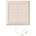 Nedco schuifrooster luxe 160 x 160 mm wit met koord