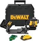 DeWALT DCLE34031D1-QW 18V XR 3x360° Compact laser groen in koffer incl. 2.0Ah accu en lader