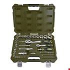 XHANDER 1/4" 1/2" dopsleutelset met ratel 55-delig