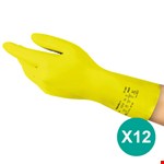 Ansell AlphaTec® 37-320 nitril werkhandschoenen geel maat 7/M - 12 paar