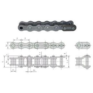 Donghua  rollenketting - simplex - 1 1/4 inch - 20b-1 - 20b-1st