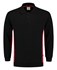 Tricorp polosweater Bi-Color - Workwear - 302001 - zwart/rood - maat 3XL