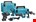 Makita DK401NX accu combiset XGT 40V 4-delig in 2 M-boxen 