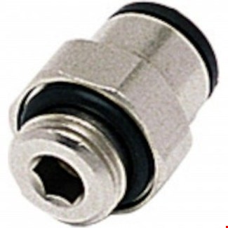 Legris - inschroefkoppeling - recht - 12 mm x 1/4" - BSPP - 3101 12 13