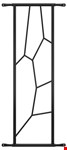 SecuBar Siertralie Deco 2 - Op het kozijn - Blackline - 250x825mm