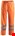 Snickers Workwear regenwerkbroek PU - 8243 - oranje - maat M
