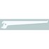 XHANDER drager enkel wit 30cm