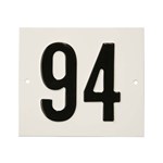 Besbo huisnummerplaat - Nr. 94 - aluminium