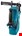 Makita accu combihamer - DHR242RTJW - SDS-Plus - 18V - 2x5.0 Ah accu en snellader - in Mbox met stofafzuigunit