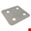 Gebr. Bodegraven drukplaten - zonder sleuf - 1 mm - kunststof - transparant - 480 st
