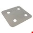 Gebr. Bodegraven drukplaten - zonder sleuf - 1 mm - kunststof - transparant - 480 st
