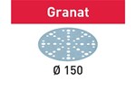 Festool 150mm schuurschijven(100x) - Granat - korrel 100 - 575163