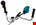 Makita accu bosmaaier - UR101CZ - 36 V - Asymmetrisch stuur - excl. accu en lader - in doos