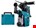 Makita accu combihamer - DHR242ZJW - SDS-Plus - 18V - excl. accu en lader - in Mbox met stofafzuigunit