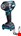 Makita accu slagmoersleutel - TW007GZ - 40V Max - excl. accu en lader - in doos