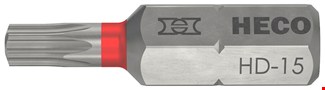 HECO schroefbits [10x] - Torx T-15 (HD15) - rood