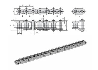 Donghua - Rollenketting - SBSR - Simplex - 5/8" - ANSI - 50-1