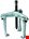 GEDORE universele trekker - 3-armig - stalen haak - haakrem - 160x150mm