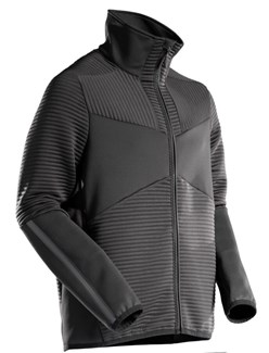 Mascot® 22503-681-09 modern fit fleecetrui met rits - zwart - maat 4XL