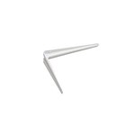 DX plankdrager - staal geperst - 280 x 345 mm - wit gelakt