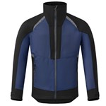 HAVEP 50531 Revolve softshell jas blauw / zwart - maat S