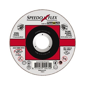 Flexovit doorslijpschijf - Speedoflex - 115 x 2.5 x 22 mm - A 24/30 RS-BF41