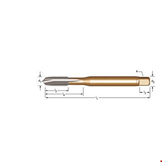 Dormer machinetap - HSS-E - Ep00 M16 X2.0 Doorl