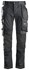 Snickers Workwear 6241 Stretch Werkbroek met holsterzakken grijs/zwart - maat 64