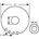 Bahco cirkelzaag HM - 180x30/20/16 mm - 20 tands - 8501-12