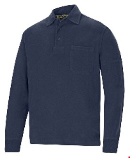 Snickers Workwear 2712 Rugby shirt - donkerblauw - maat L