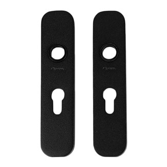 Ivana aluminium clickschilden - cilindergat PC 55 - mat zwart