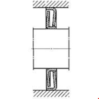 SKF afdichtingslamel z 211 (2-delig) skf