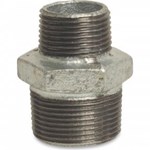 Zeskant Verloopnippel - Fig.245 - Staal verzinkt - buiten/buiten - 1.1/2" x 1.1/4"