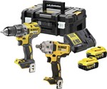 DEWALT DCK2077P2T-QW Accu Combiset 18V XR - Inclusief 2x 5.0Ah Accu, Lader en Koffer