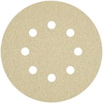 Ivana 56407 ronde schuurschijf [10st] met klittenband 8-gats Ø 125 mm korrel 80