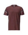 MASCOT® 22282-461 T-shirt met korte mouwen bordeaux rood - maat XXL