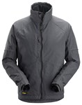 Snickers Workwear 1158 Winterjas staalgrijs/zwart - maat XL