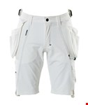 Mascot Advanced short - 17149-311 - afritsbare spijkerzakken - wit - maat C47